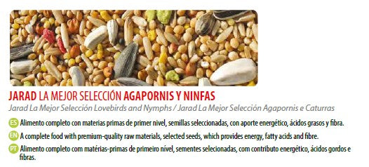 Agapornis y ninfas, Formato 2 kg