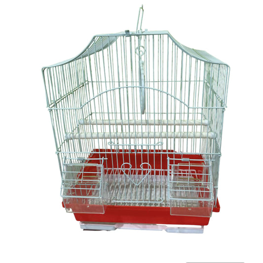 Jaula MOLY para periquitos y canarios – Desmontable con columpio y bandeja extraíble
