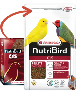 Versele-laga nutribird c15 3 kg - food for canaries and small birds - high in protein
