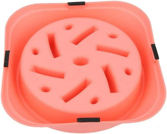 Comederos para gatos, comedero lento, cuenco rompecabezas para perros, no tóxico, juguetes rompecabezas para perros, color rosa-C