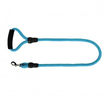 Correa para perro de nailon, tamaño mediano, 120 cm, mosquetón negro