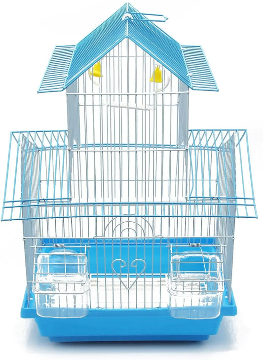 🐦 Jaula para Aves – Tamaños M y L – Diseño Decorativo con Accesorios Completos