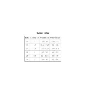 Arnés Harppe para perros Nylon turquesa talla 05 - resistente a la intemperie