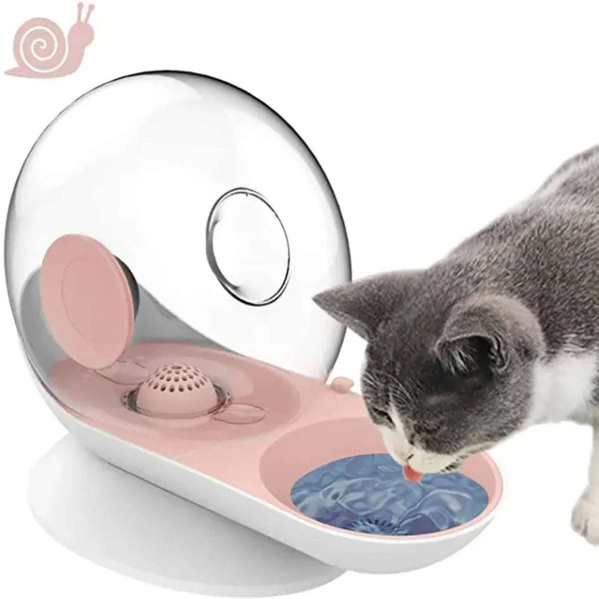 Fuente de agua automática para gatos y perros con burbujas de caracoles, bebederos de gran capacidad, suministros para mascotas.