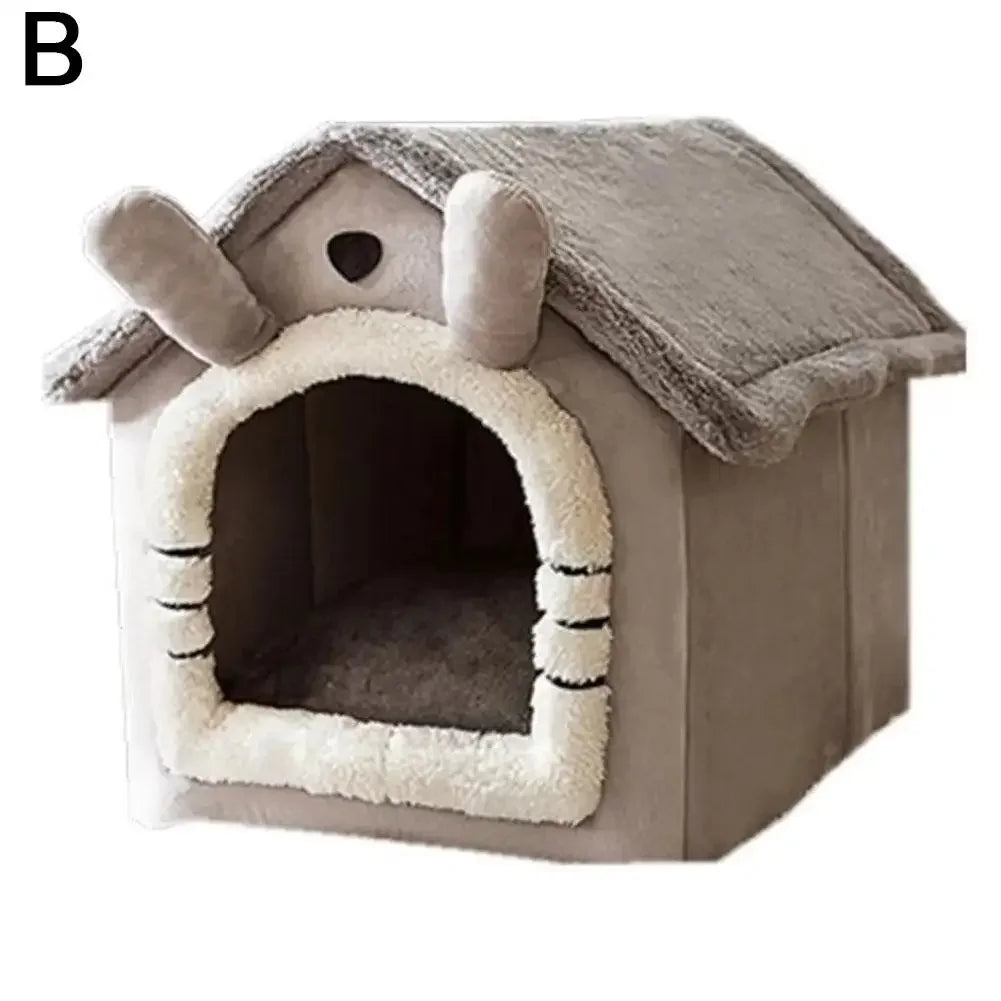 Casa Plegable para Mascotas – Sofá Cama Lavable y Duradero para Gatos y Perros Pequeños