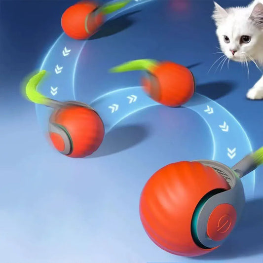 Juguetes para gatos Speedy Tail 2.0, pelota interactiva inteligente de nueva generación (2025), con ajuste de dos velocidades y movimiento