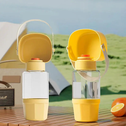 Botella de agua de viaje para perros, comedero para cachorros, dispensador de agua ligero y a prueba de fugas para gatos, perros y cachorros.