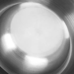 2 PCS Stainless Steel Dog Bowl, Anti-Slip Dog Bowl, Stainless Steel Pet Bowl with Non-Slip Rubber Base for Medium/Large Dogs 25.5 CM