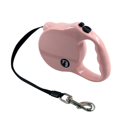 Correa extensible para perros SMELL & SMILE de 6 m. Correa retráctil para pasear mascotas. Correa con cordón, cómodo sistema de frenado y gancho cromado.