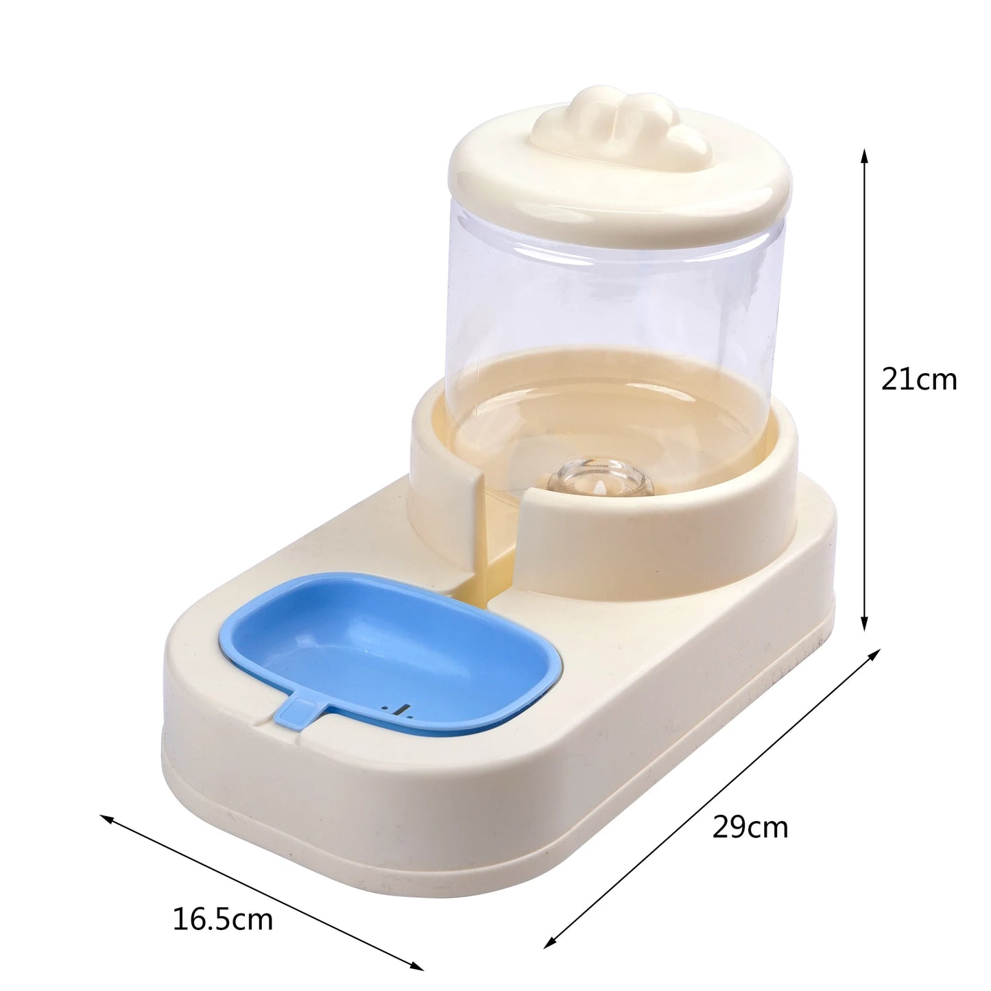 Dispensador de agua automático para perros y gatos SMELL & SMILE, tamaño pequeño y mediano, 1,8 l, 29 x 16,5 x 21 cm