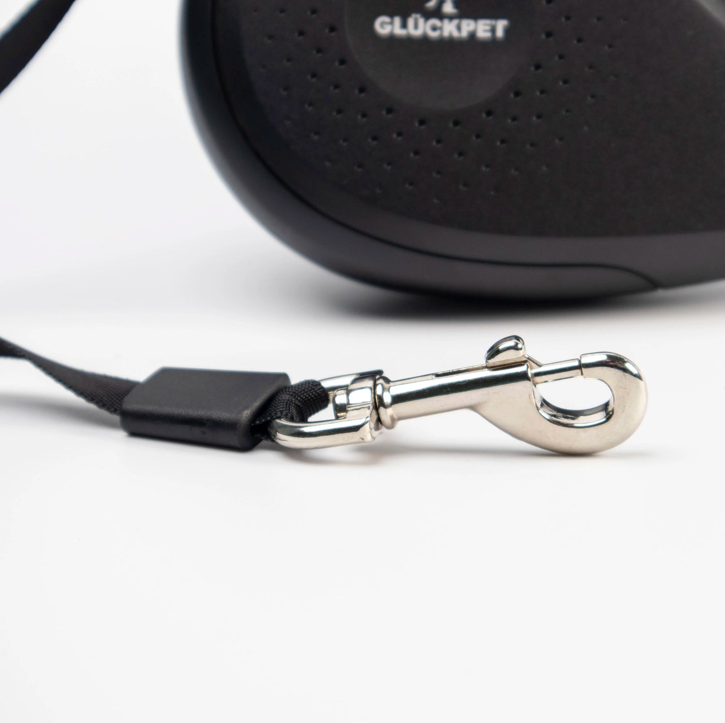 Correa retráctil extensible para perros de 5 metros con botón de pausa y bloqueo