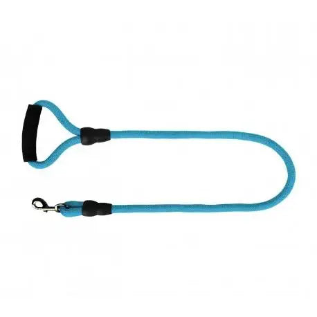 Correa para perro de nailon, tamaño mediano, 120 cm, mosquetón negro