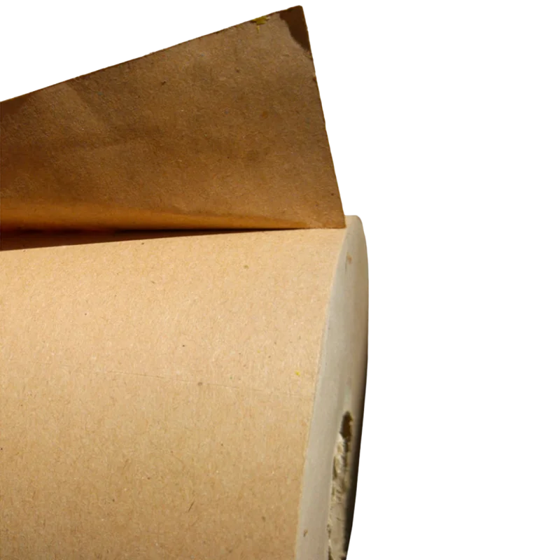 Bobina de Papel Kraft Marrón Dronpaper 36-40 cm de Ancho y 100 m de Largo