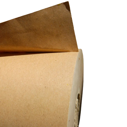 Bobina de Papel Kraft Marrón Dronpaper 36-40 cm de Ancho y 100 m de Largo