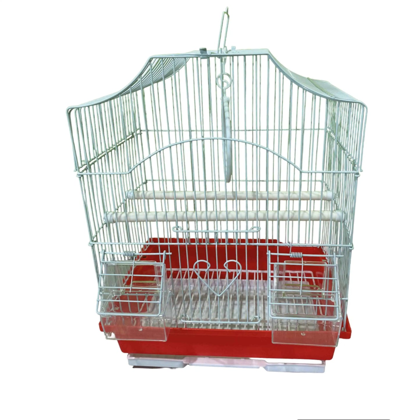 Jaula MOLY para periquitos y canarios – Desmontable con columpio y bandeja extraíble