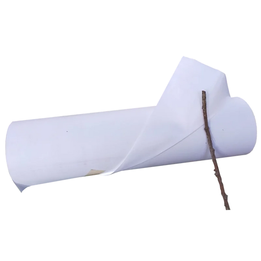 Dronpaper-white paper coil + 49- 57 Cm plastic. Width and 100 ML. -Hygiene cleaning cages