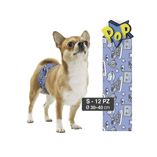 CROCI - Braguitas con forma de banda para perros machos (4 tallas) Logrado