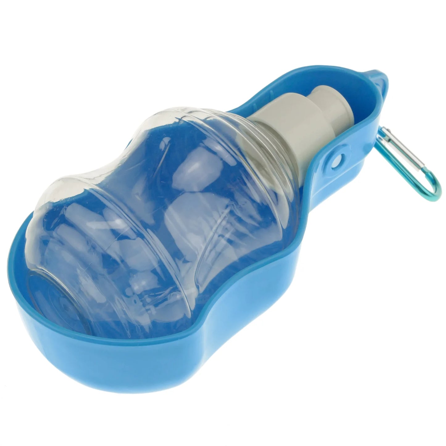 Botella de agua portátil para perros de 250 ml. Bebedero de viaje