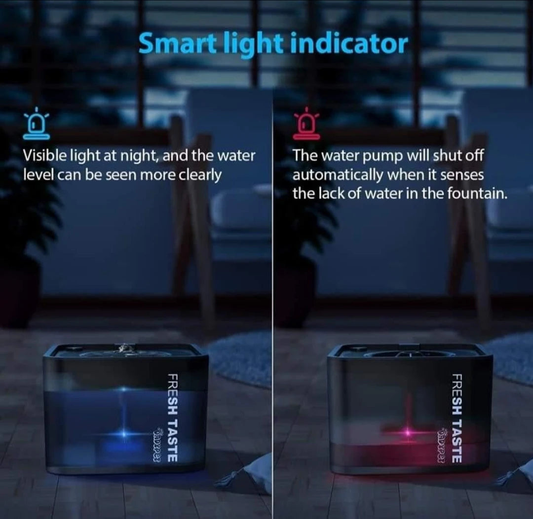 Fuente de agua Dadypet para mascotas sabor fresco 2,5 gato L Fuente para mascotas