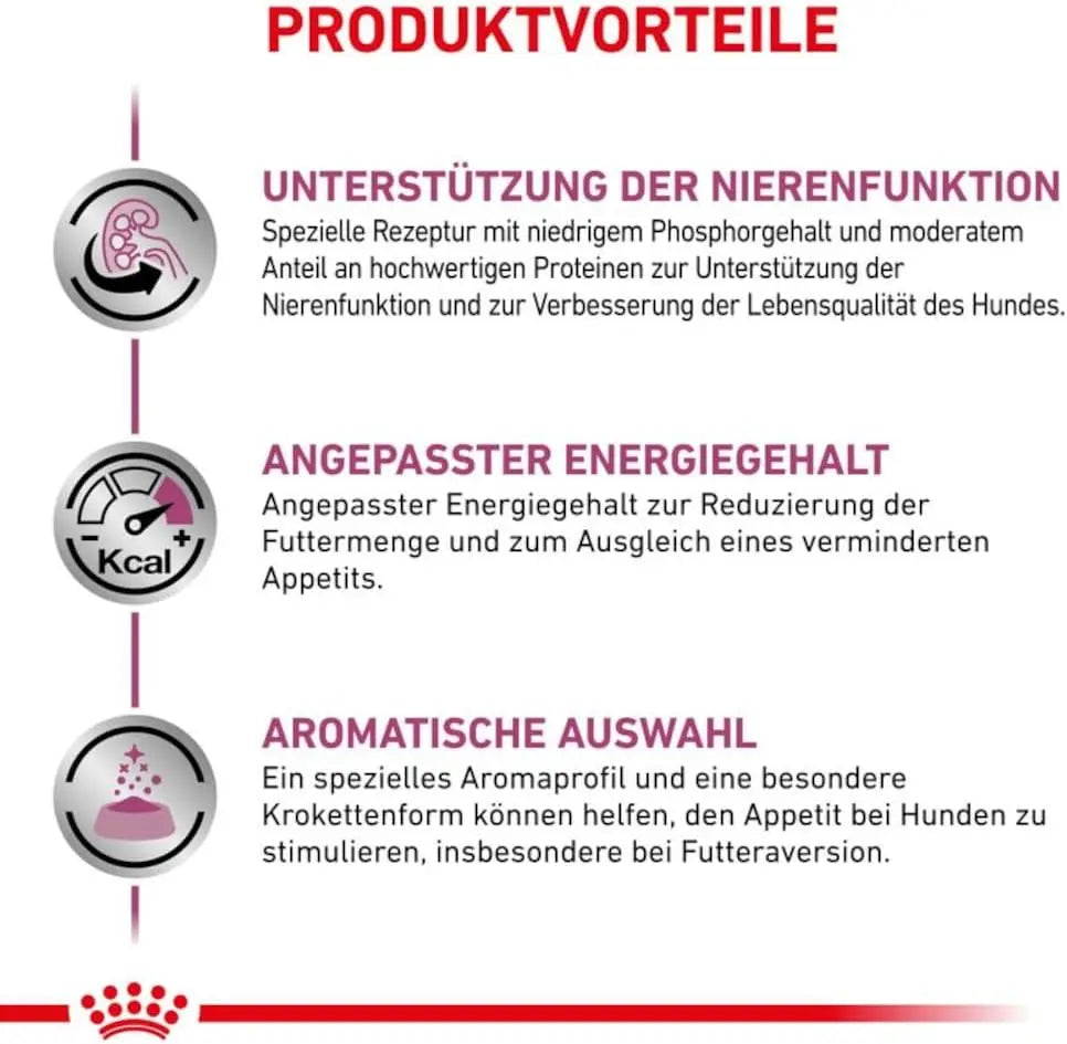 Alimento para perros con riñón Royal Canin 2 kg