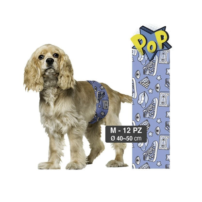 CROCI - Braguitas con forma de banda para perros machos (4 tallas) Logrado
