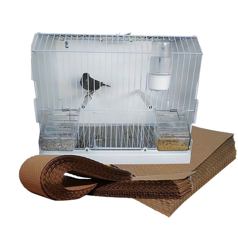 Papel gofrado para jaulas de exposición (100 hojas)