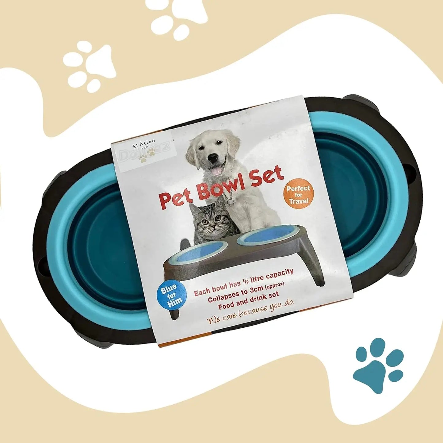 The attic PETS feeder raised dog with anti-splash drinker dog. Removable anti-voracity dog feeder