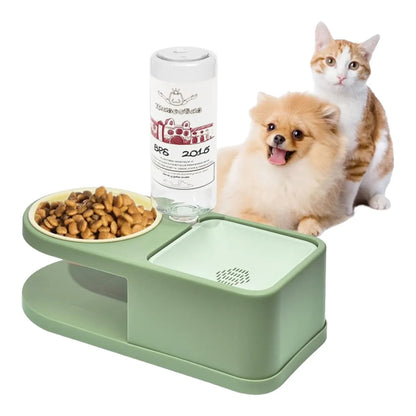 BPS good PET SHOP 2 en 1 comedero y bebedero automático para gatos y perros mascotas dispensador de agua fuentes de alimentación automáticas para animales azul/verde/rosa