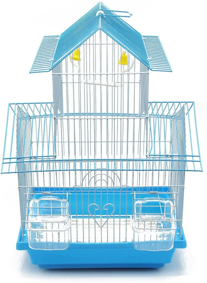 🐦 Jaula para Aves – Tamaños M y L – Diseño Decorativo con Accesorios Completos