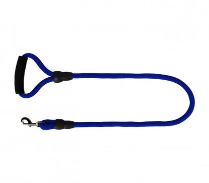 Correa para perro de nailon, tamaño mediano, 120 cm, mosquetón negro