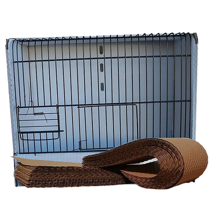 Papel gofrado para jaulas de exposición (100 hojas)