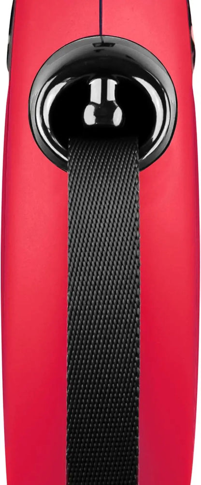 Flexi New Classic M strap 5M red ribbon-for dogs up to 25 Kg