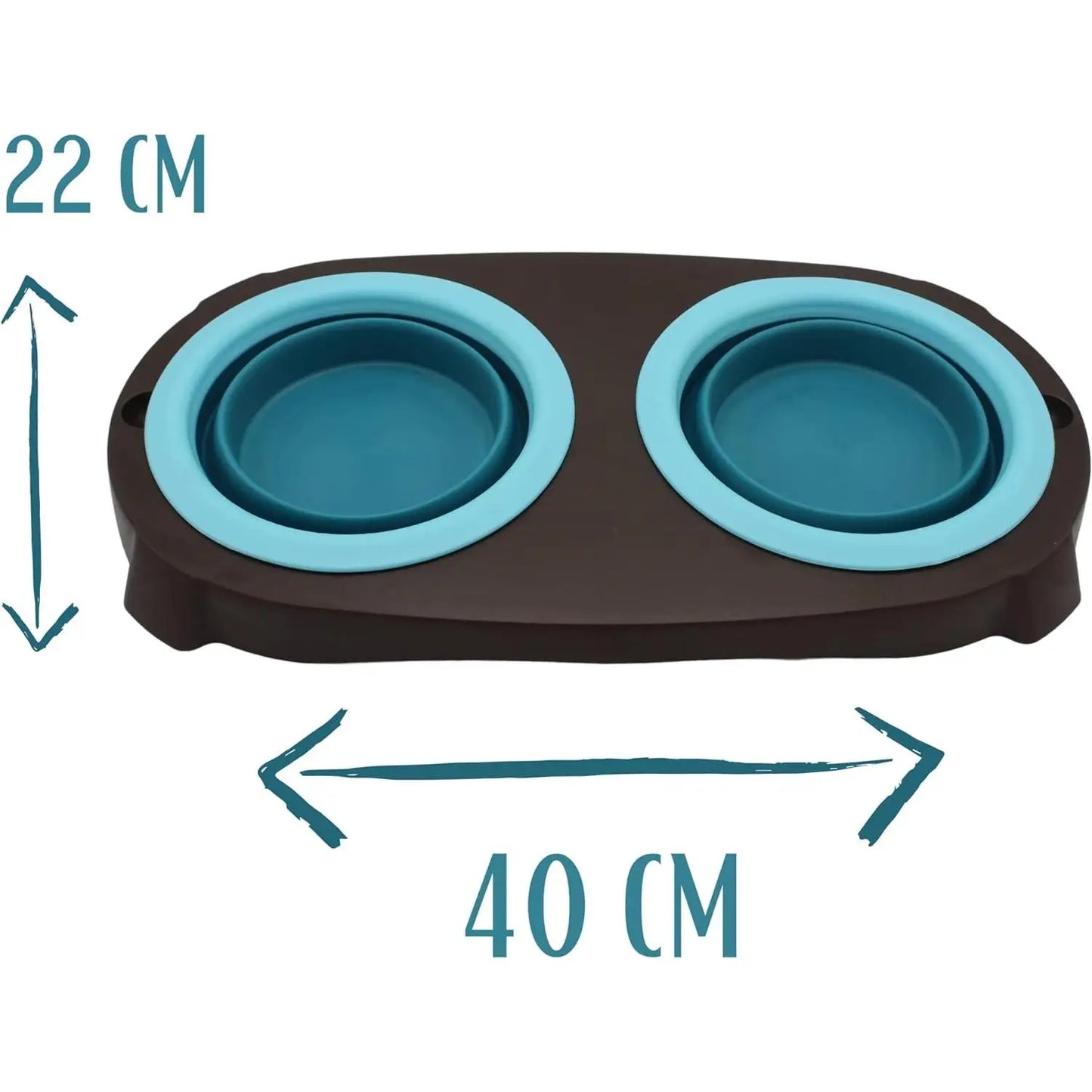 The attic PETS feeder raised dog with anti-splash drinker dog. Removable anti-voracity dog feeder