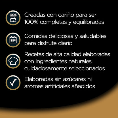 Comida húmeda para perros Cesar, selección de recetas campesinas en salsa, Multipack (Pack de 3x8 tarrinas x 150g)