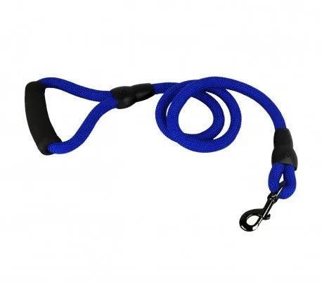 Correa para perro de nailon, tamaño mediano, 120 cm, mosquetón negro