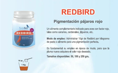 RedBird 250 gr Pigmentation Red Birds Fortebird