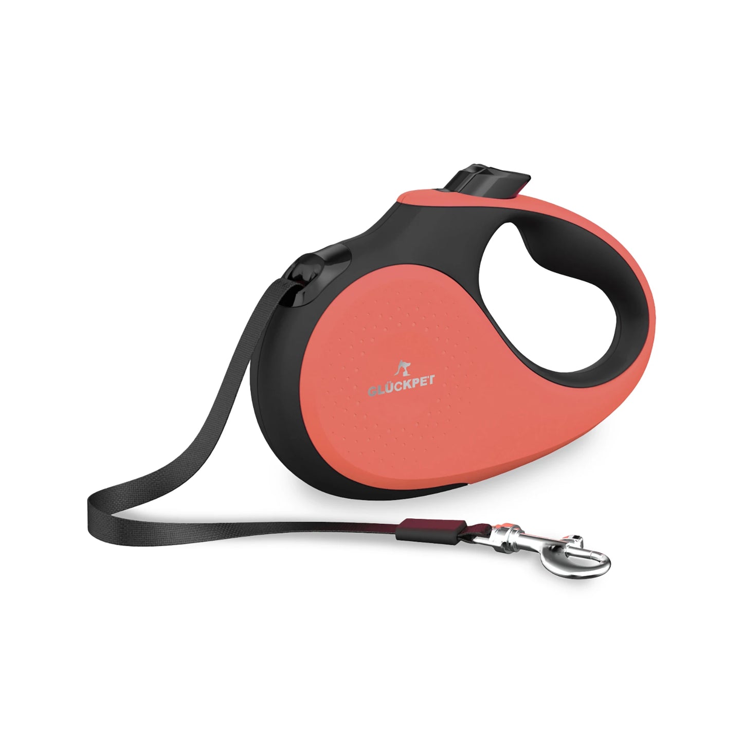 Correa retráctil extensible para perros de 5 metros con botón de pausa y bloqueo