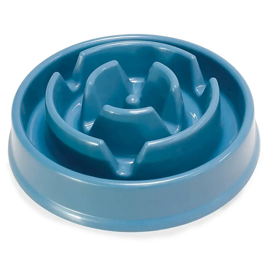 Blue Funny Design Antivoracity Feeder for Dogs and Cats Archivet