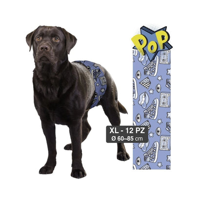 CROCI - Braguitas con forma de banda para perros machos (4 tallas) Logrado