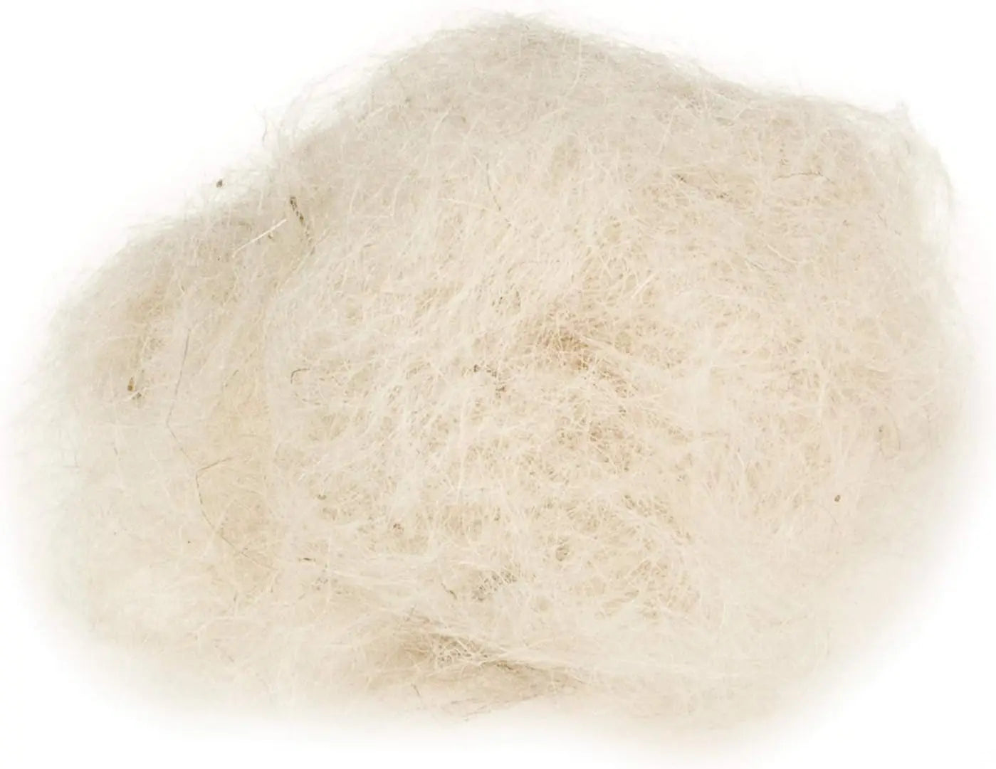 Kiki white goat hair for bird nests 100gr