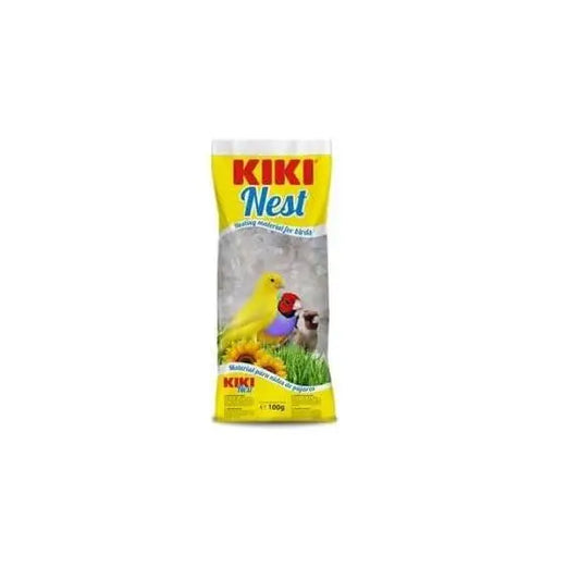 Kiki white goat hair for bird nests 100gr