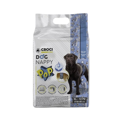 CROCI - Braguitas con forma de banda para perros machos (4 tallas) Logrado