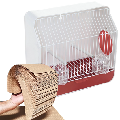 Papel gofrado para jaulas de exposición (100 hojas)