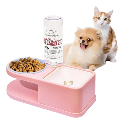 BPS good PET SHOP 2 en 1 comedero y bebedero automático para gatos y perros mascotas dispensador de agua fuentes de alimentación automáticas para animales azul/verde/rosa