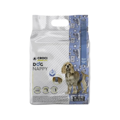 CROCI - Braguitas con forma de banda para perros machos (4 tallas) Logrado