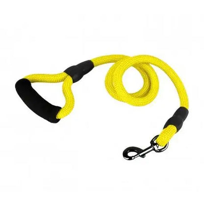 Correa para perro de nailon, tamaño mediano, 120 cm, mosquetón negro