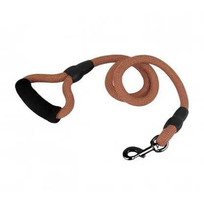 Correa para perro de nailon, tamaño mediano, 120 cm, mosquetón negro