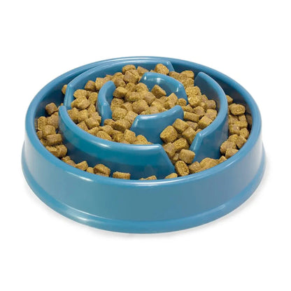 Blue Funny Design Antivoracity Feeder for Dogs and Cats Archivet