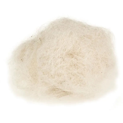 Goat hair fibers for bird nests-natural accessories-100g Arquivet