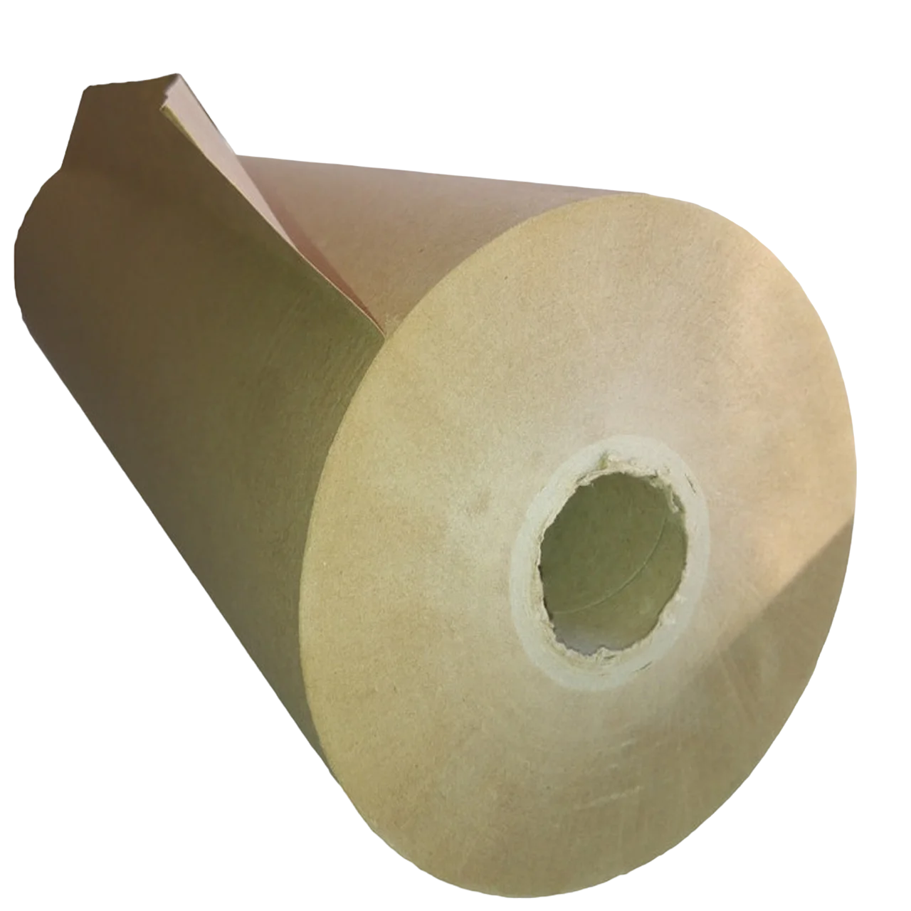 Bobina de Papel Kraft Marrón Dronpaper 36-40 cm de Ancho y 100 m de Largo